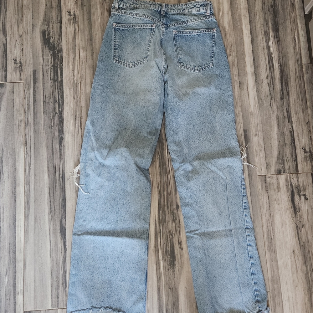 Zara High Rise Women Jeans - Light Blue - Picture 2 of 7